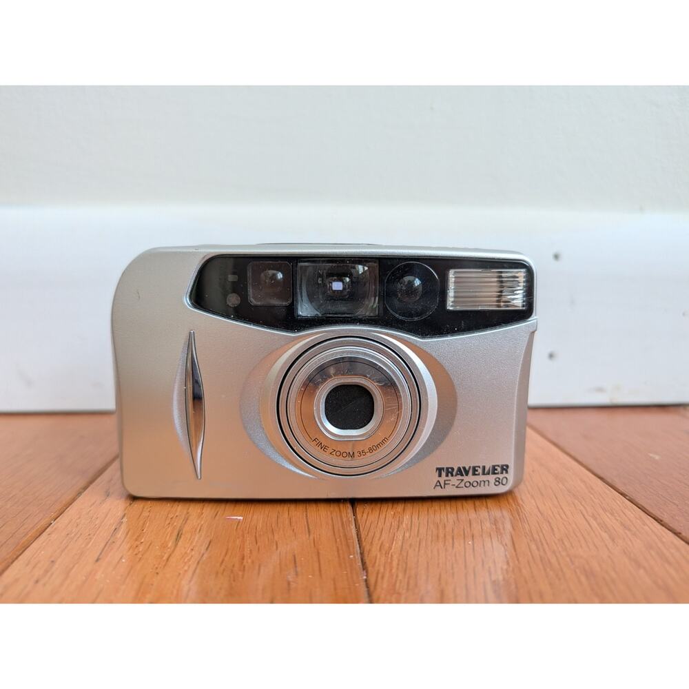 Traveler AF-Zoom 80 Compact Camera - Autofocus Fine Zoom 35-80Mm Tested Works
